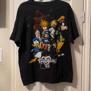 COPY - DISNEY KINGDOM HEARTS SUPERHEROES AND VILLAINS VINTAGE BLACK MEN’S XL T-…